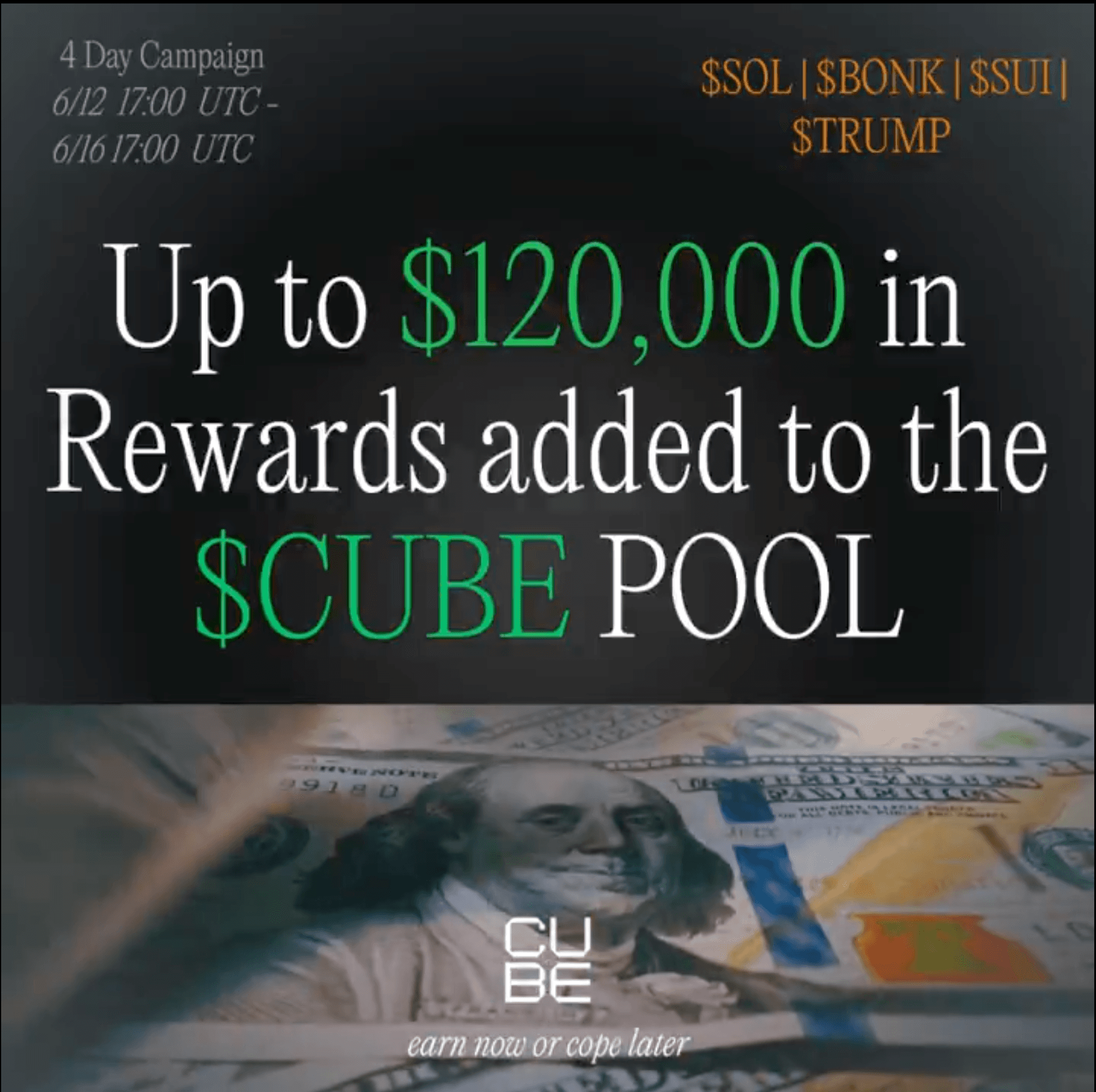 $120,000 Rewards: Trade SOL,SUI,TRUMP,BONK | 4 Days $120,000 Rewards: Trade SOL,SUI,TRUMP,BONK | 4 Days
