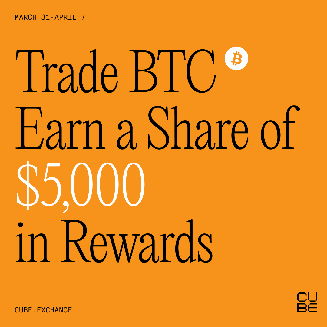 🚀 $5,000 BTC Trading Competition - 03/31/25 👉 START NOW 🚀 $5,000 BTC Trading Competition - 03/31/25 👉 START NOW
