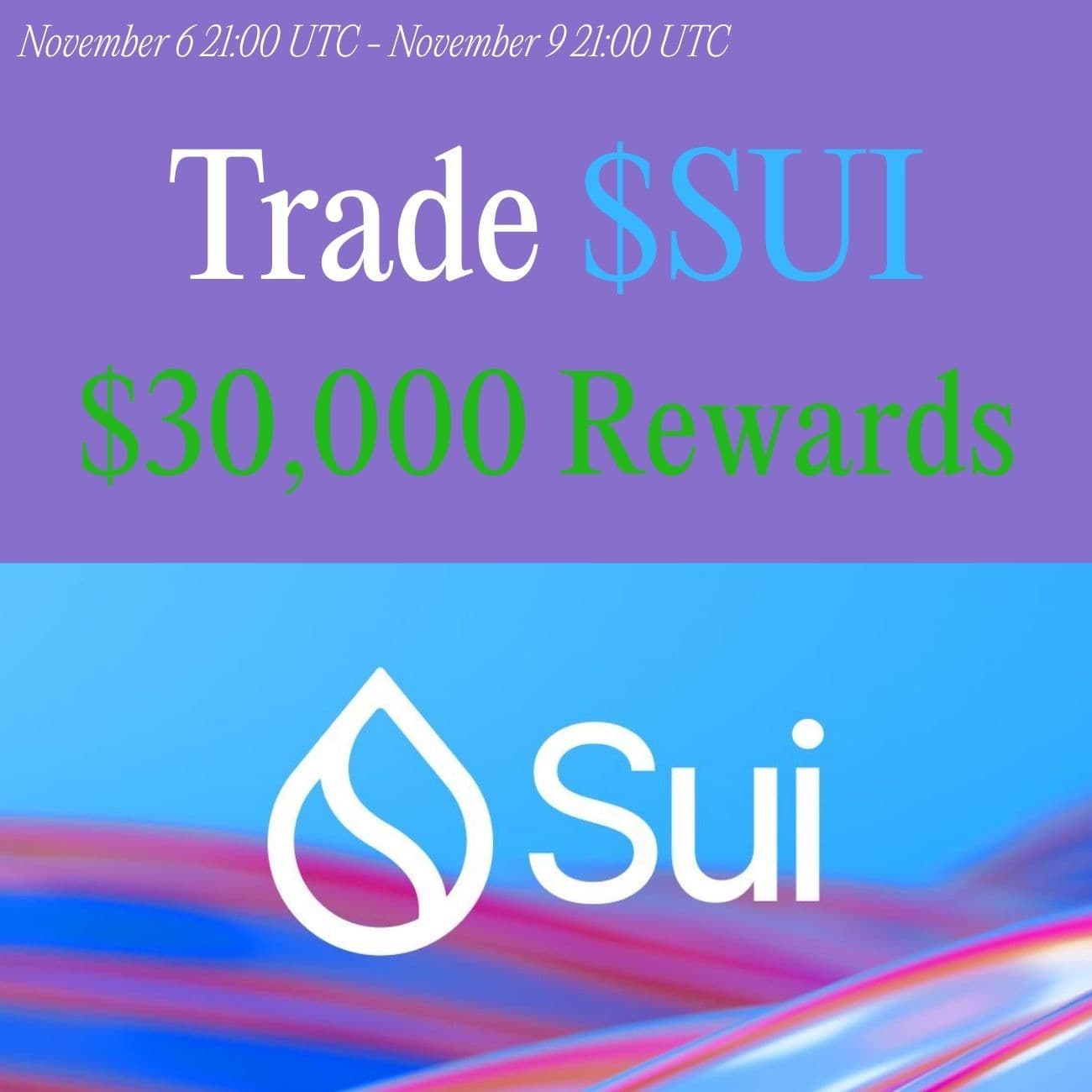 $30,000+ Rewards: Trade SUI $30,000+ Rewards: Trade SUI