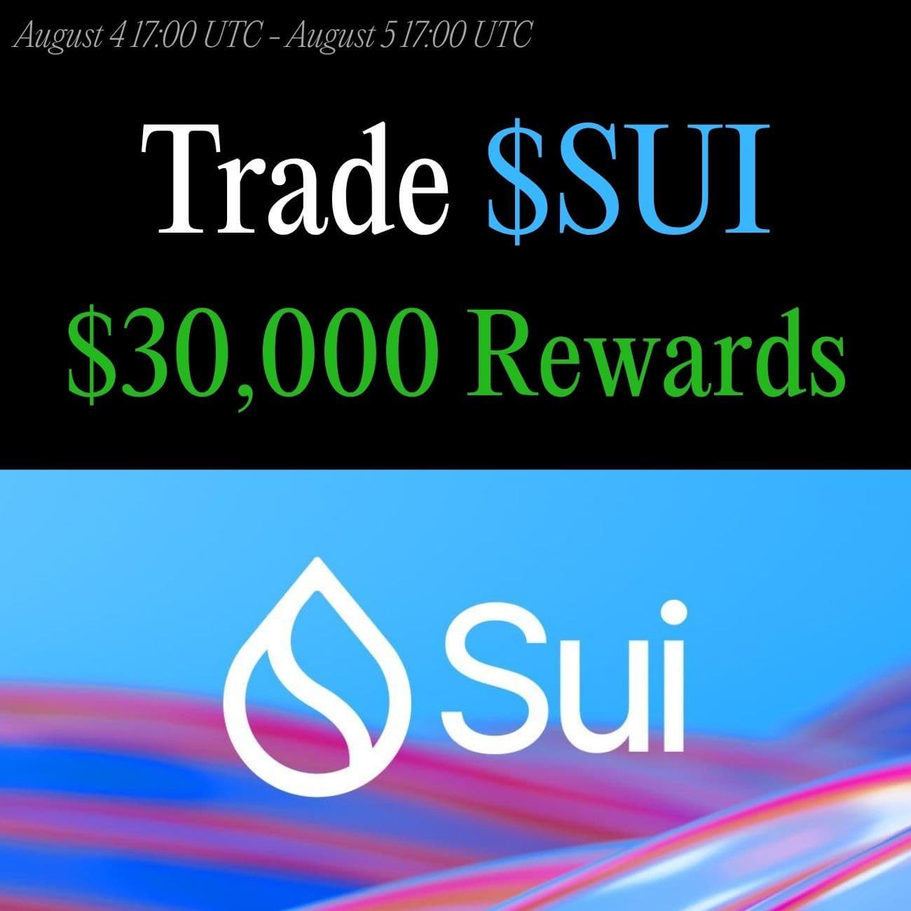 $30,000 Rewards: Trade SUI $30,000 Rewards: Trade SUI