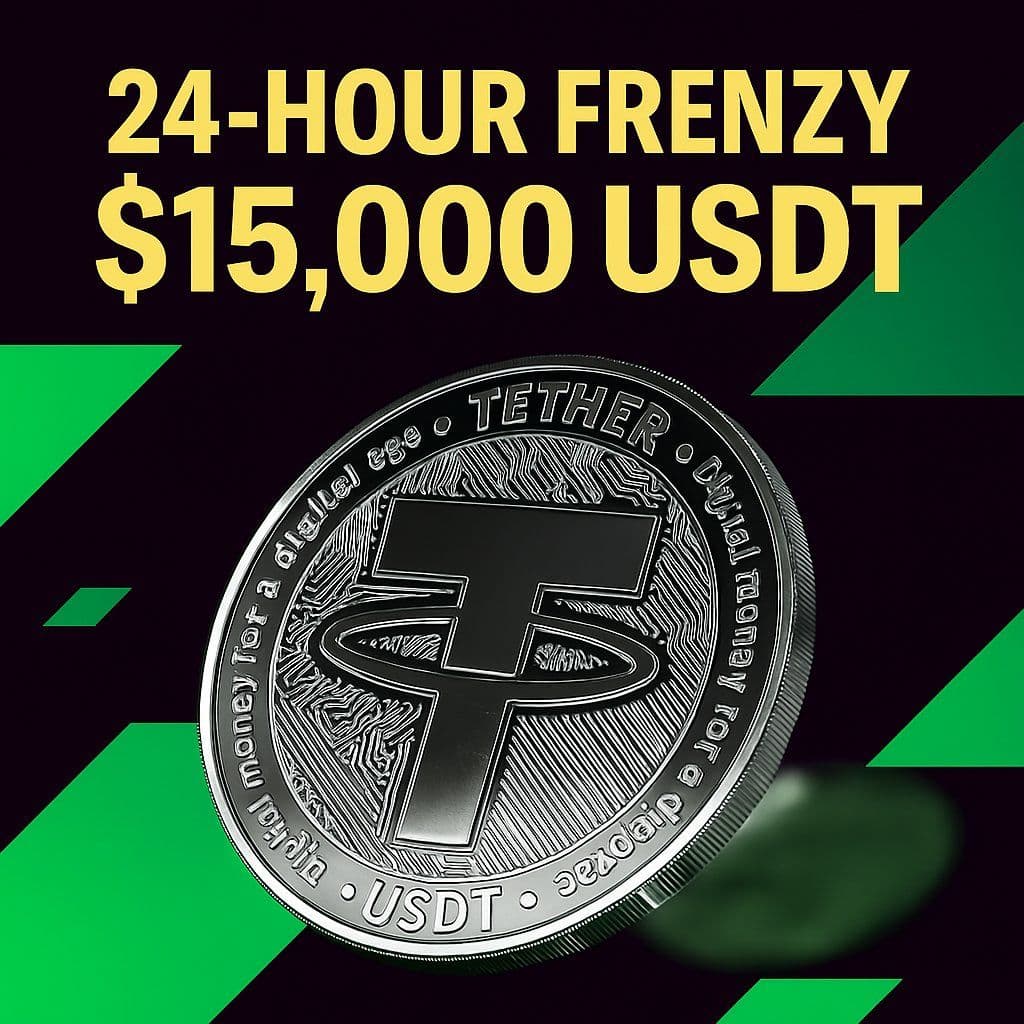 $15,000 Rewards 24 Hours Only: Trade USDT $15,000 Rewards 24 Hours Only: Trade USDT